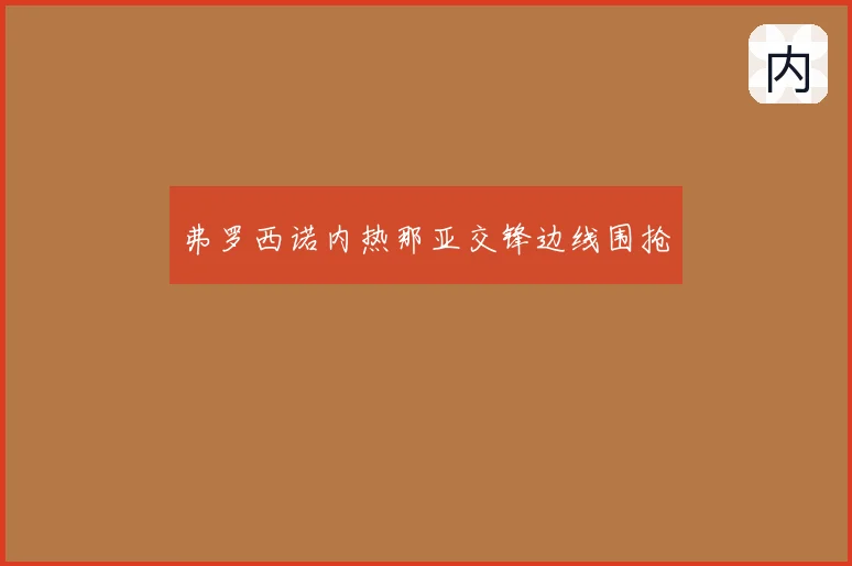 弗罗西诺内热那亚交锋边线围抢