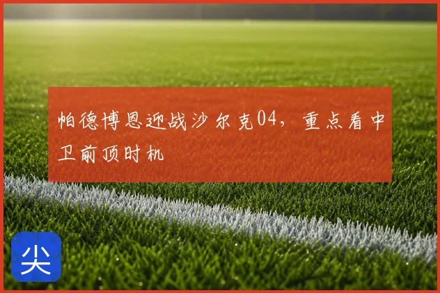 帕德博恩迎战沙尔克04，重点看中卫前顶时机
